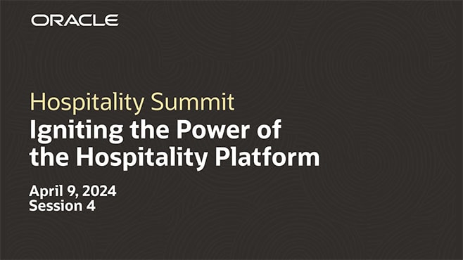 Igniting the Power of the Hospitality Platform