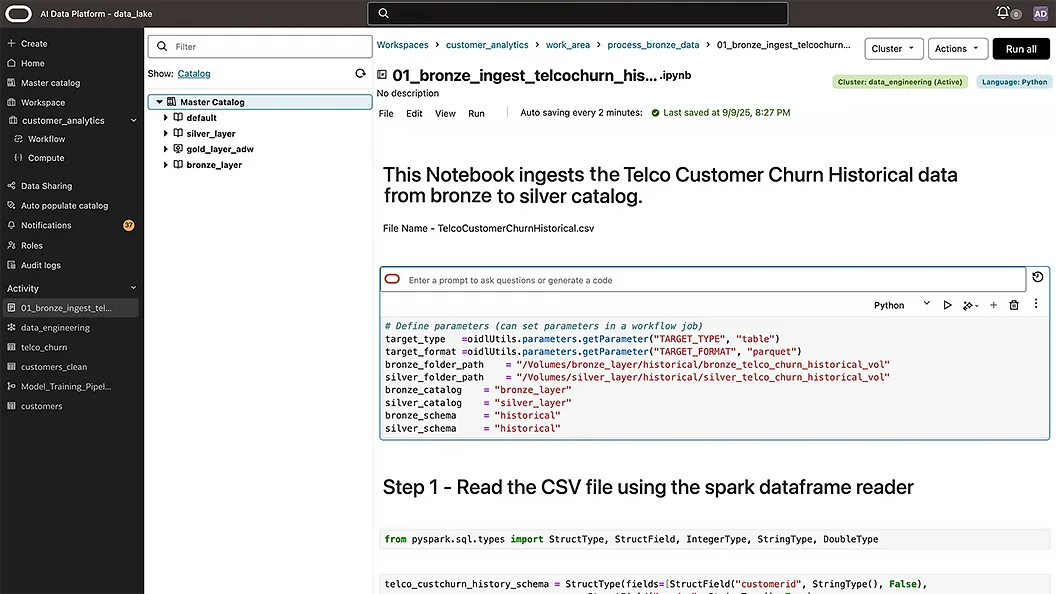 Developer experience view