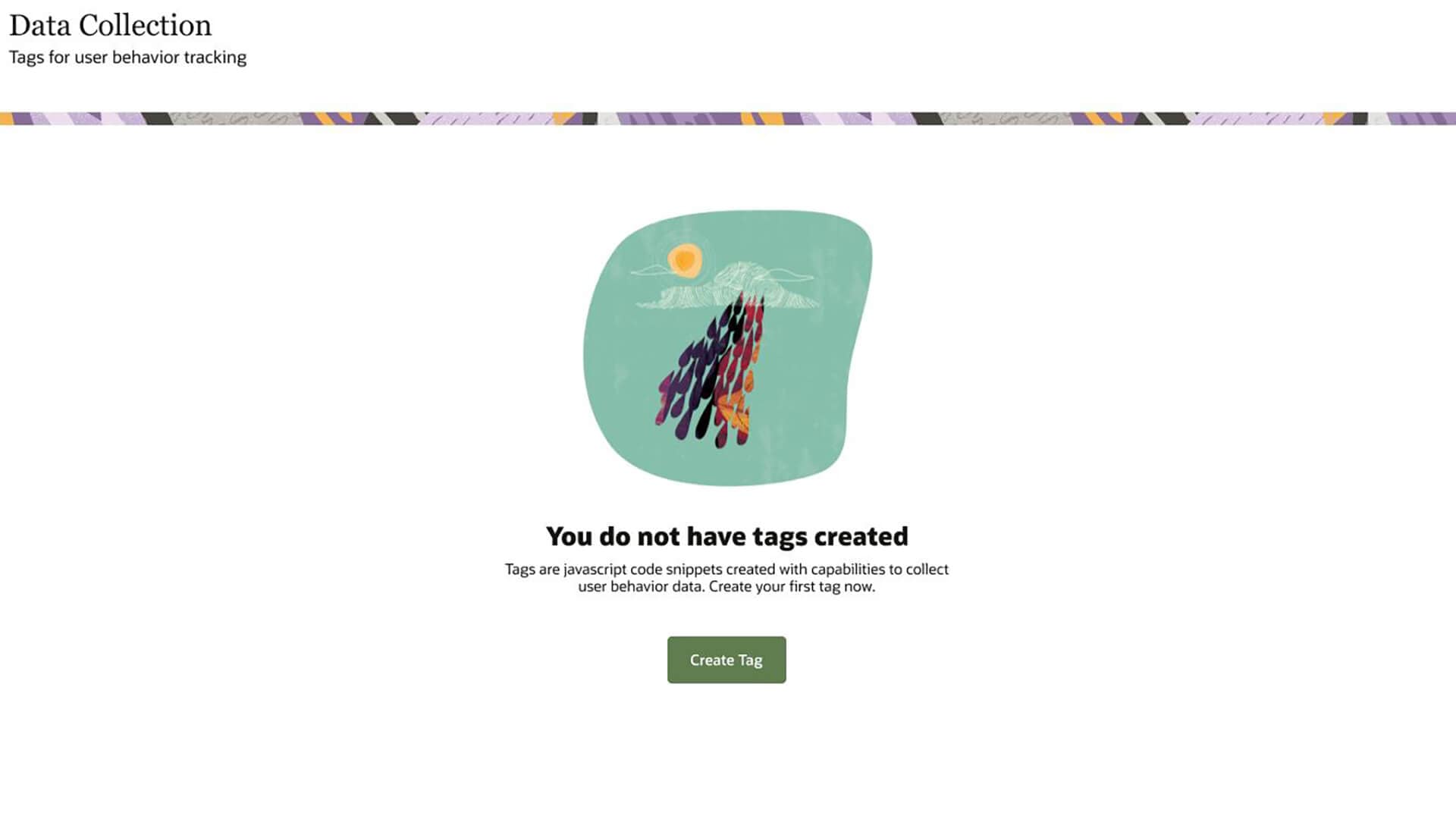 Set up tag for behavior tracking