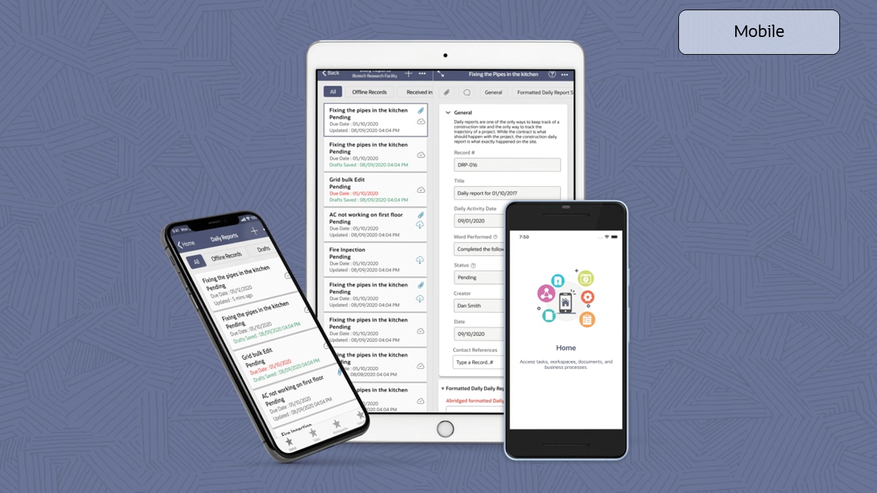 Unifier mobile application imgage